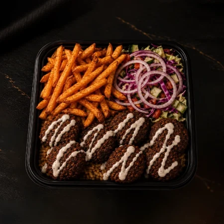 Falafel Over Rice